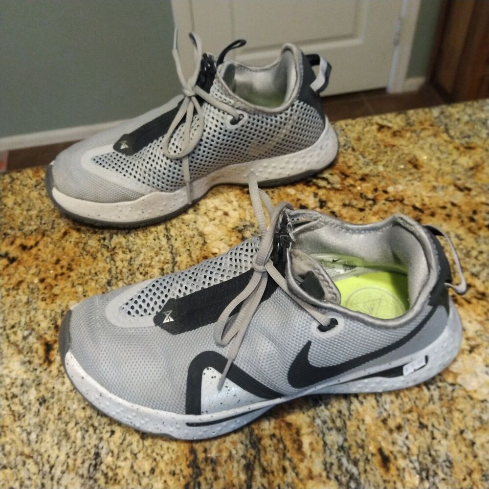 Nike PG 4 TB Cool Gray Basketball Athletic Shoes Sneaker CK5828-001 Men's Sz 9 - Picture 4 of 12